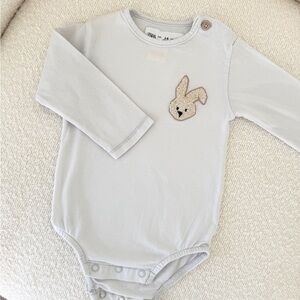 Zara baby long-sleeved bodysuit - white / 3-6 Months